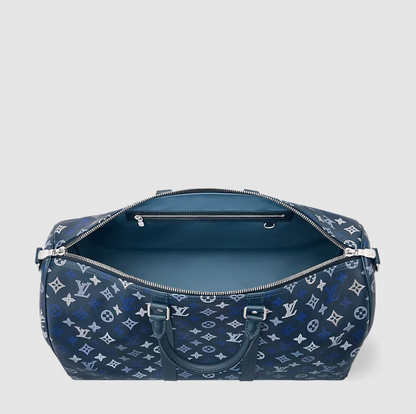 Keepall Bandoulière 50 Monogram Shadow Navy
