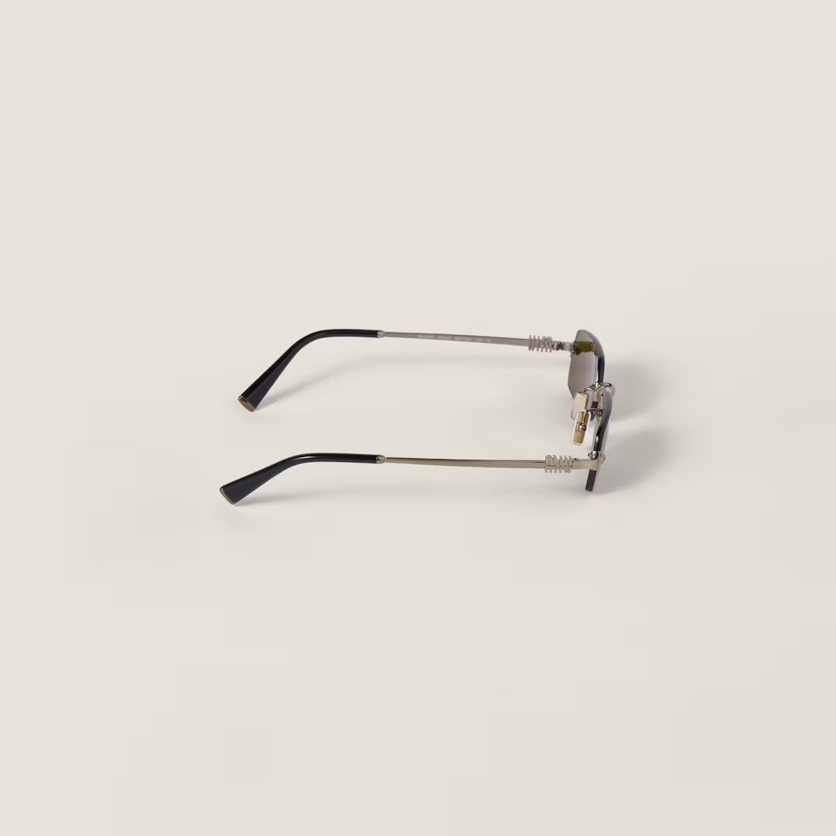 Sonnenbrille mit rechteckigen Gläsern Lodengrüne