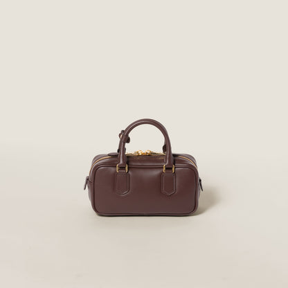 Arcadie Tasche regulär aus Leder in Dunkelbraun