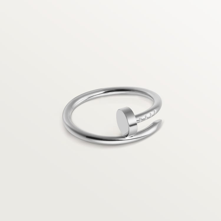 Ring Juste un Clou in Weißgoldfarbe
