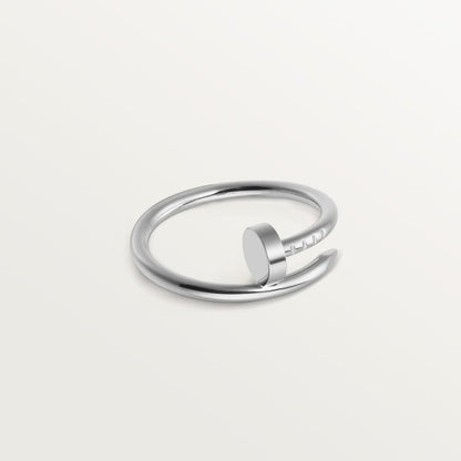 Ring Juste un Clou in Weißgoldfarbe