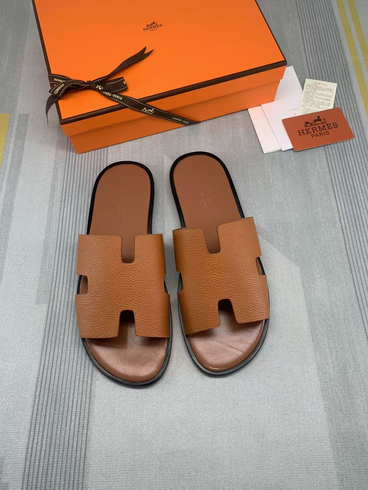 Herren-Sandalen Izmir aus Epsom-Leder Gold