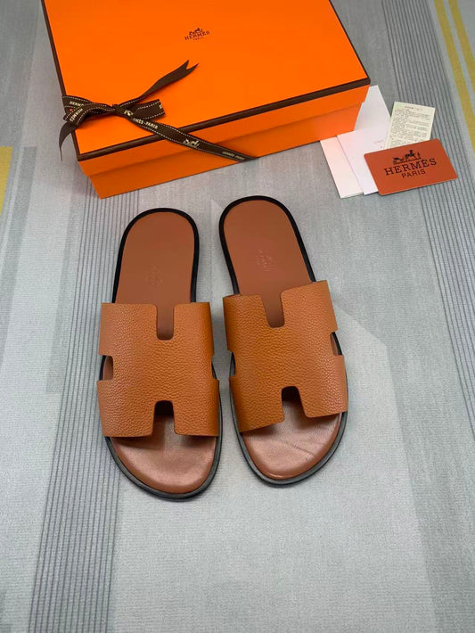 Herren-Sandalen Izmir aus Epsom-Leder Gold