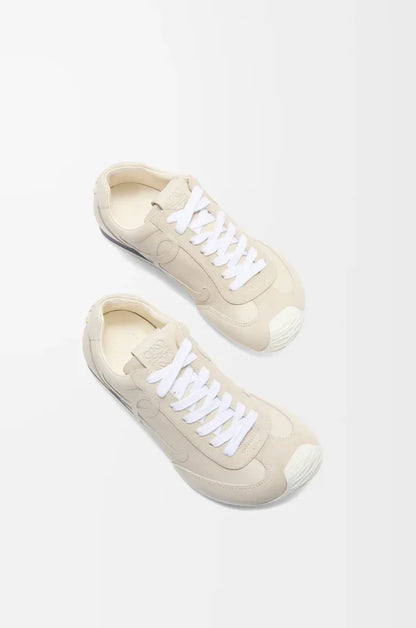 Ballet Runner 2.0 sneakers made of soft leather in white