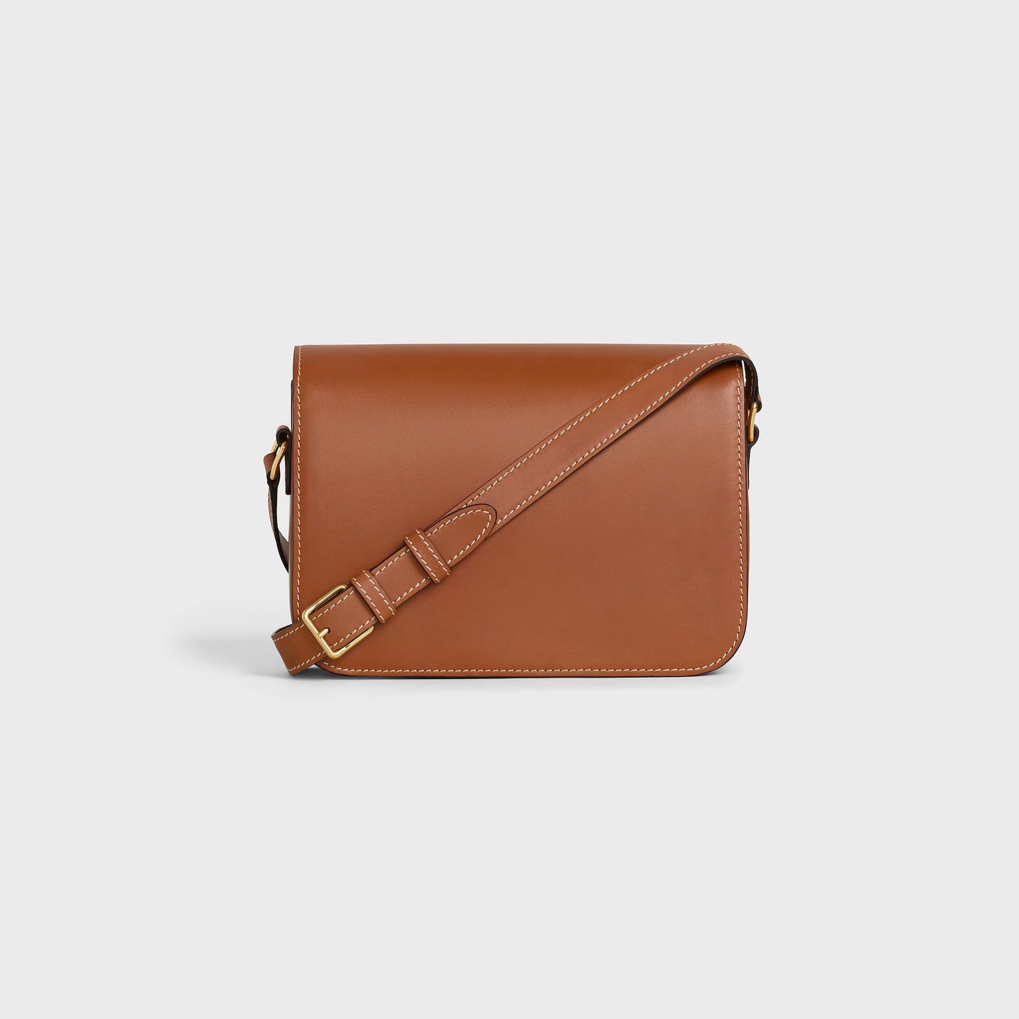 Triomphe Classique Tasche aus naturbelassenem Kalbsleder in Tan