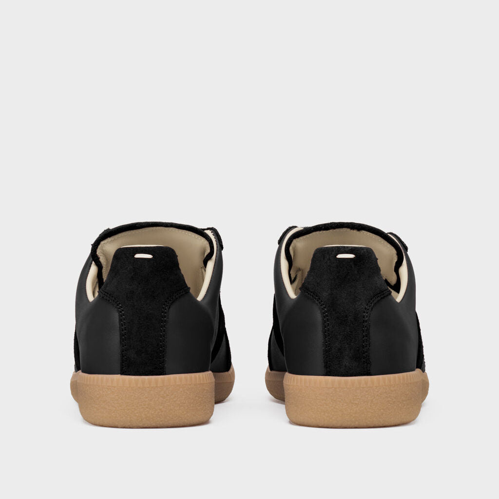 Replica Sneakers aus Nappaleder und Wildleder mit Honey-Sohle