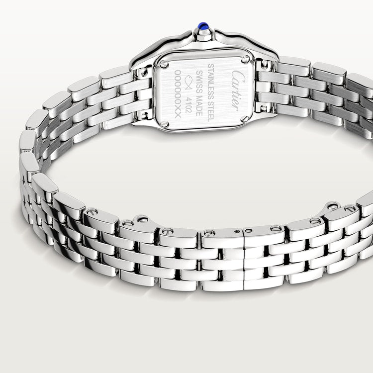 Panthère Uhr Mini-Modell aus Silber
