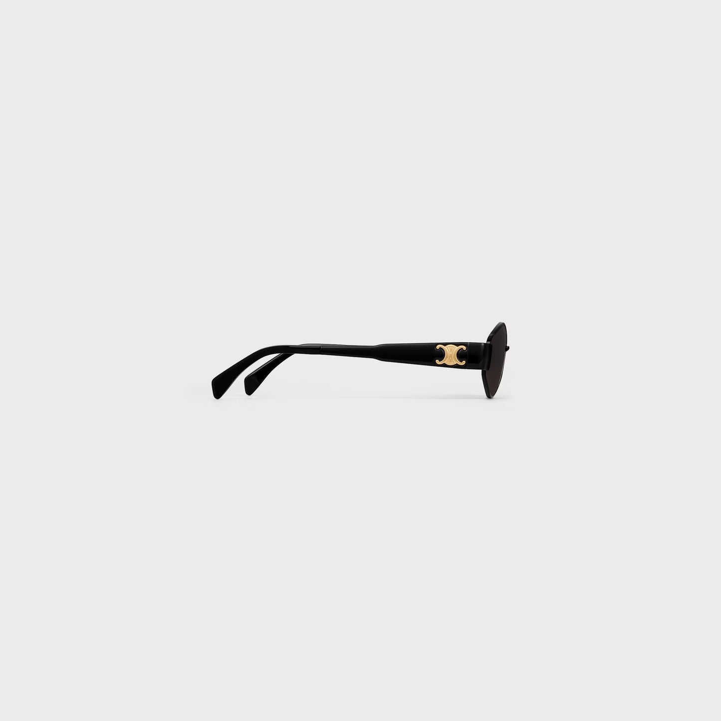 Triomphe Metal 02 Sonnenbrille aus Metall in Schwarz / Braun Verlauf für Damen