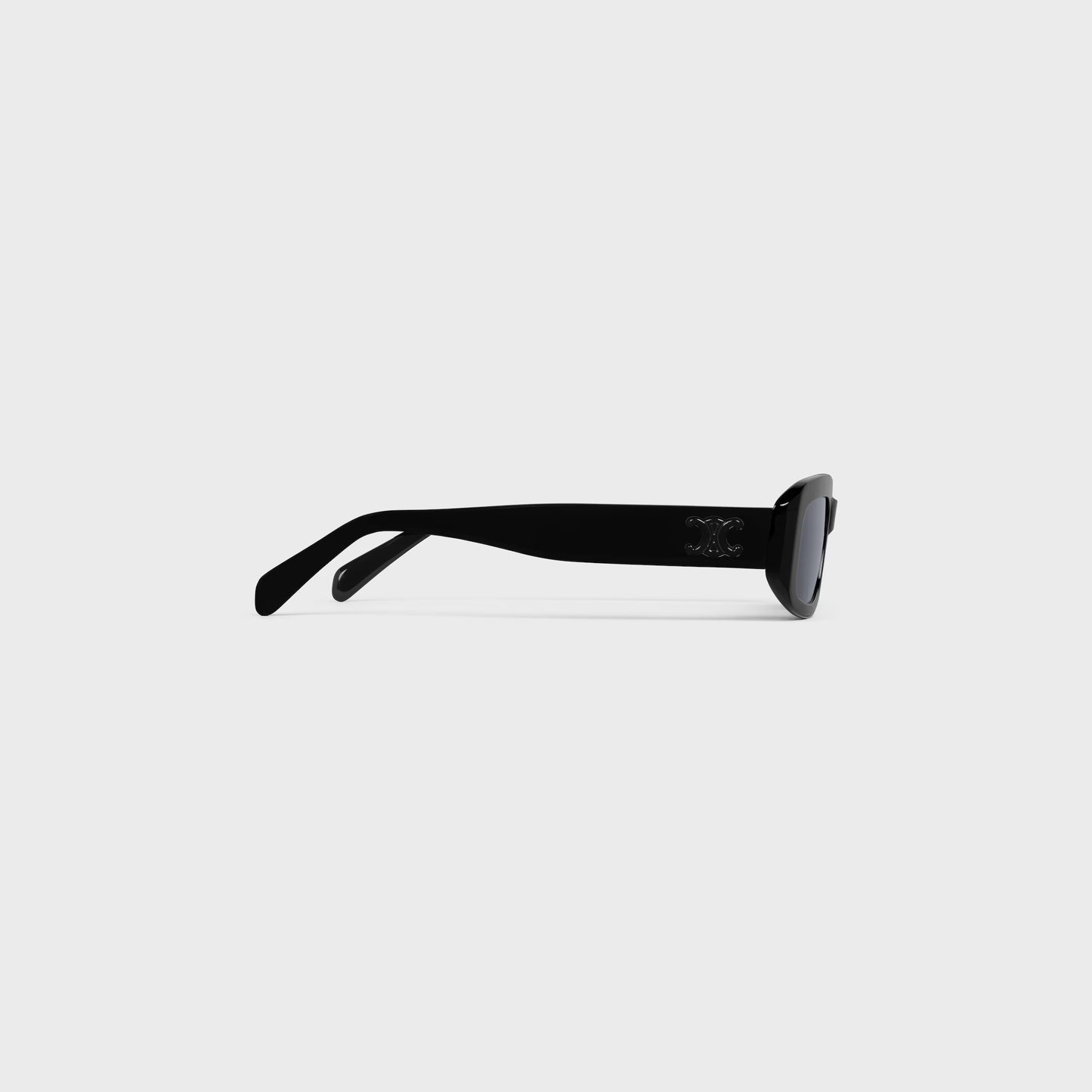 Triomphe Herren 01 Sonnenbrille aus schwarzem Acetat