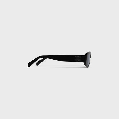 Triomphe Herren 01 Sonnenbrille aus schwarzem Acetat