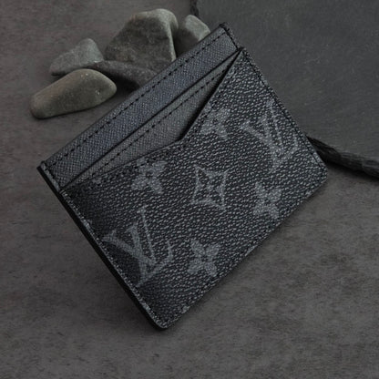 Doppelte Kreditkartenhülle mit Monogramm Eclipse