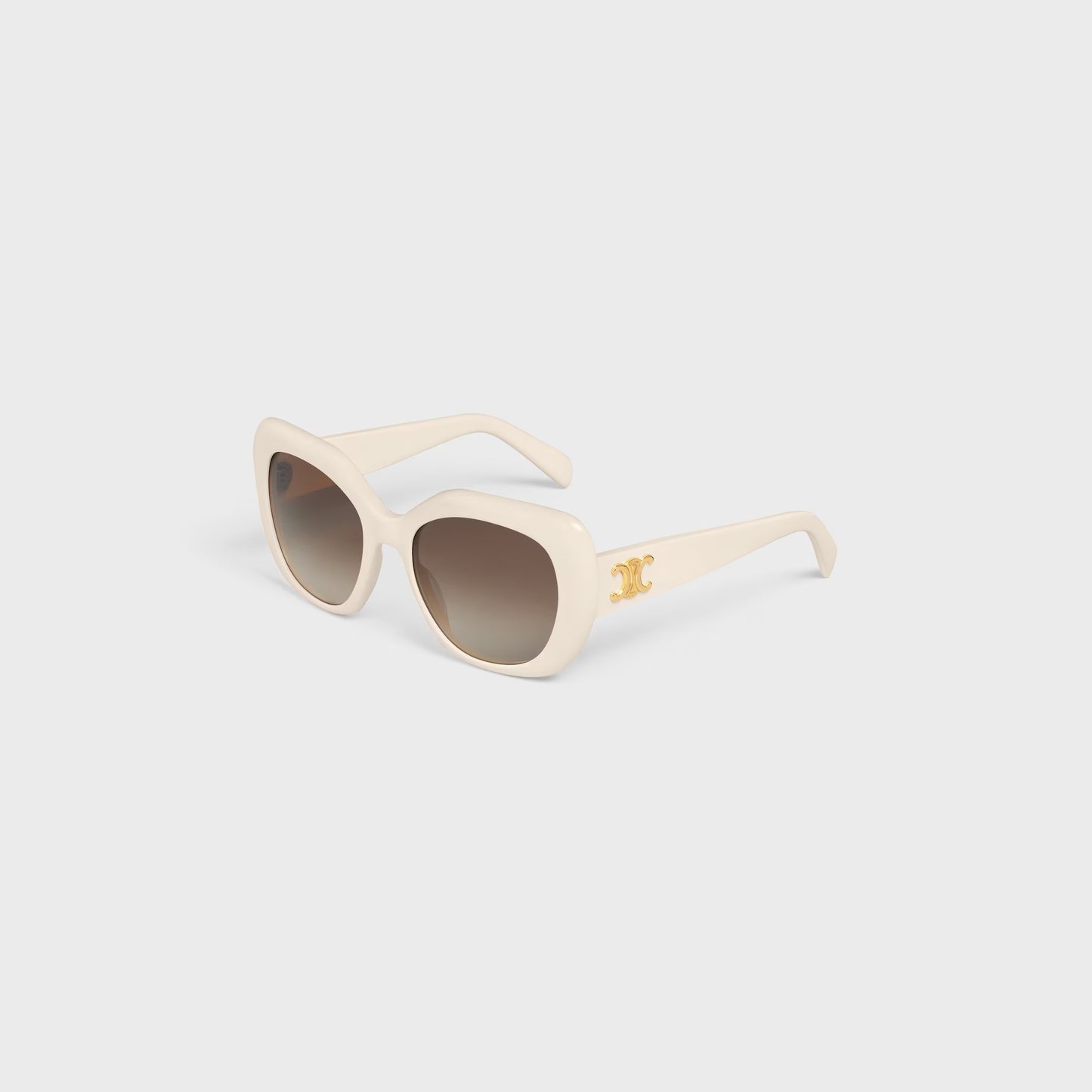 Triomphe 06 Sonnenbrille aus Acetat in Elfenbein für Damen