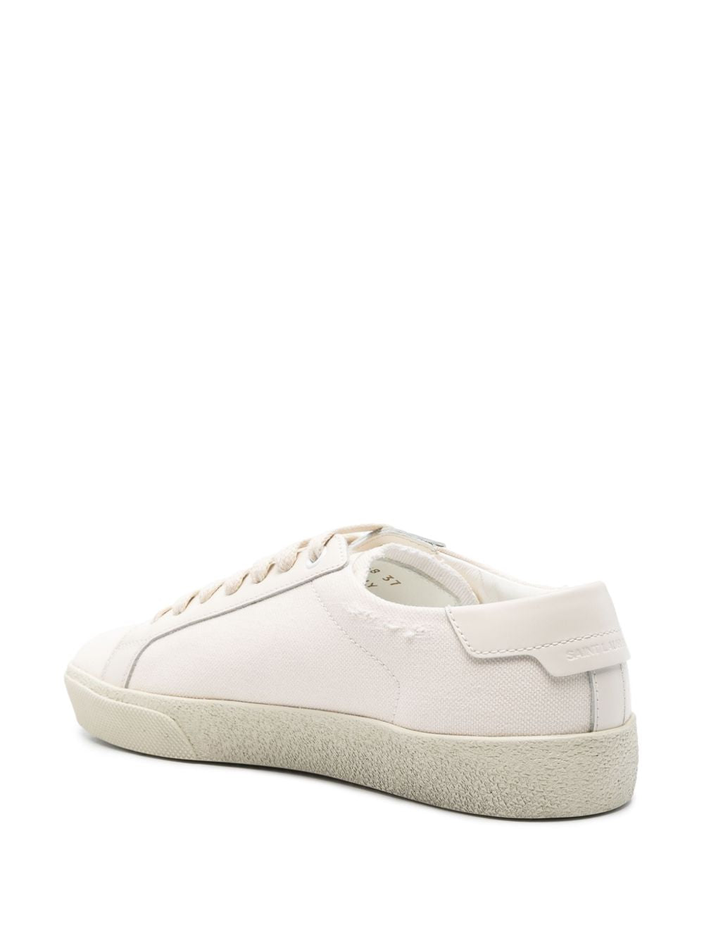 Klassische bestickte SL/06 Sneakers in Weiß