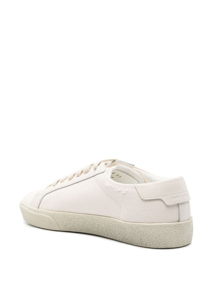 Klassische bestickte SL/06 Sneakers in Weiß