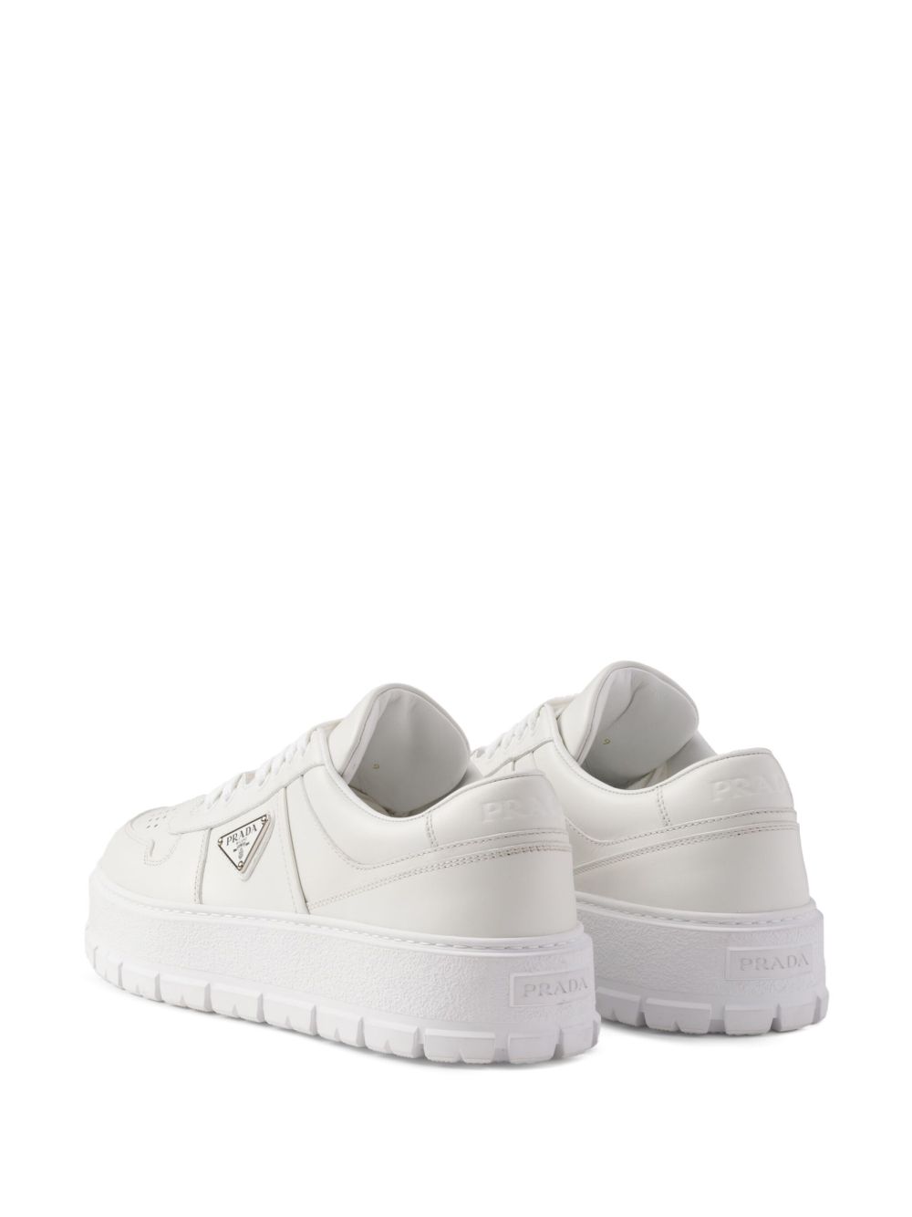 white leather shoes