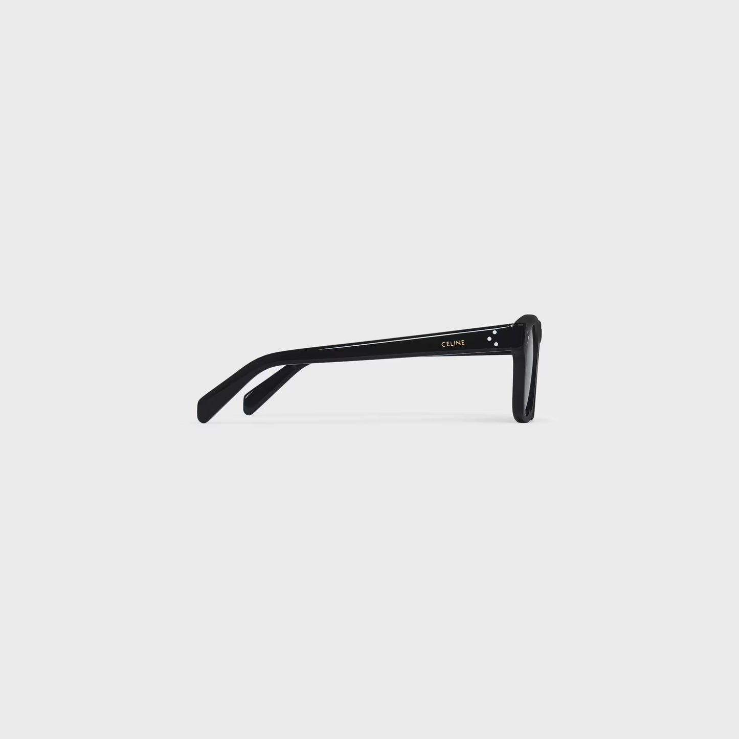 Black Frame 42 Sonnenbrille aus schwarzem Acetat