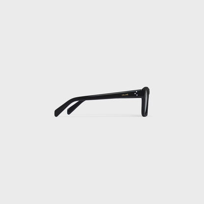Black Frame 42 Sonnenbrille aus schwarzem Acetat