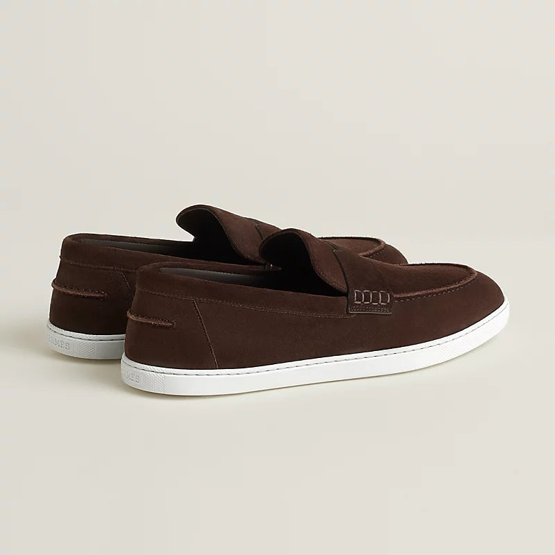 Job Loafer Brown Suede