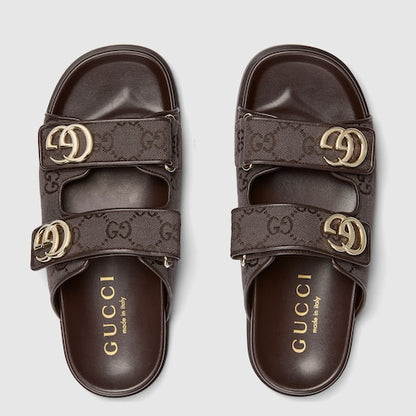 Damen-Sandalen mit Doppel-G