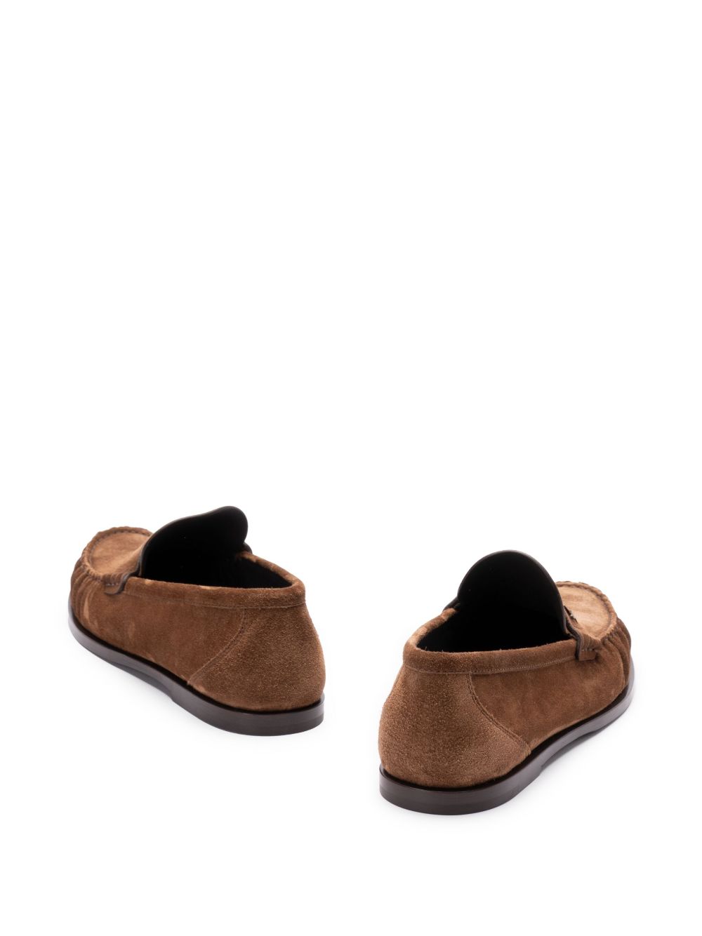 Loafer aus braunem Wildleder