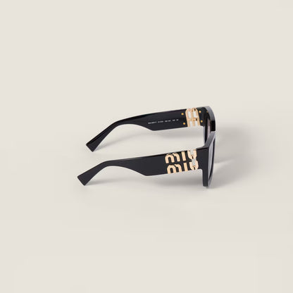 Miu Glimpse Sonnenbrille MALVENFARBENE GLÄSER