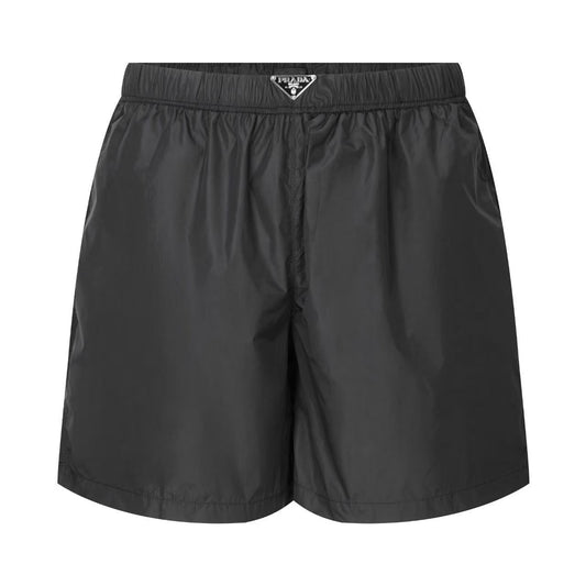 Badehose aus technischem Gewebe Schwarz