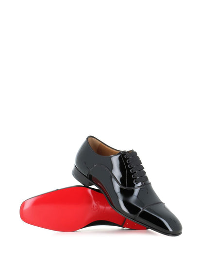 Greggo Schnürschuhe aus Leder schwarz