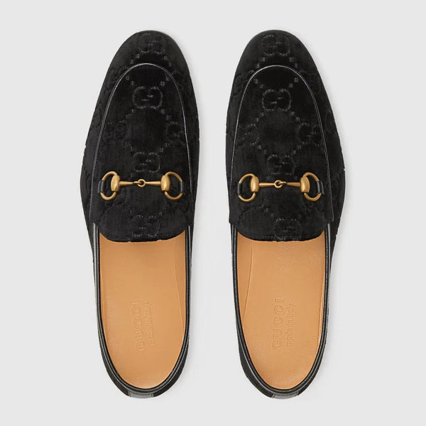 Men's GG Jordaan moccasin in GG velvet
