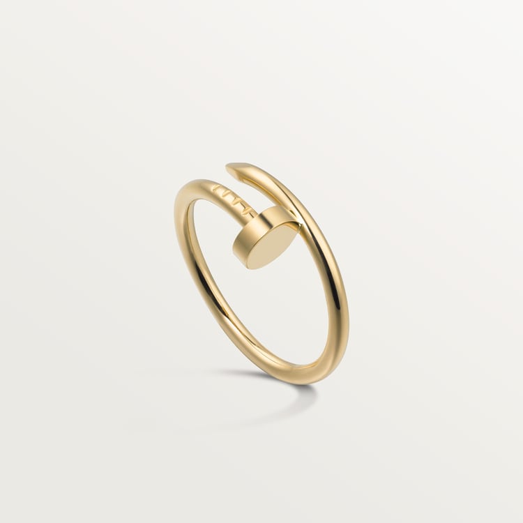 Juste un Clou ring in gold tone