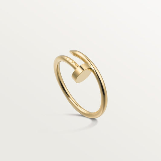 Juste un Clou ring in gold tone