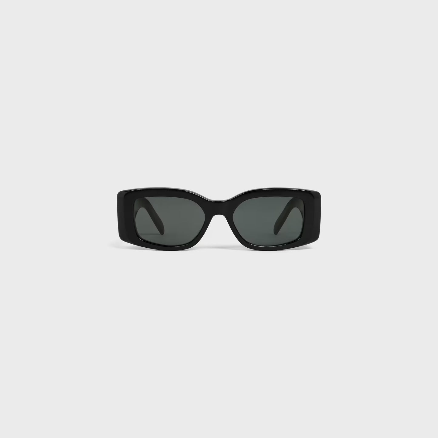 Triomphe XL 01 Sonnenbrille aus schwarzem Acetat für Damen