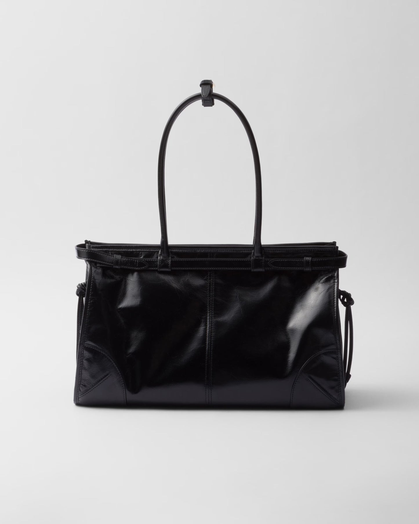 Bonnie Große Handtasche aus Leder Schwarz