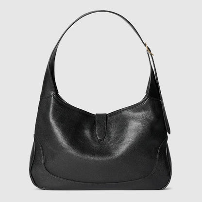 GG Jackie 1961 medium shoulder bag in black leather