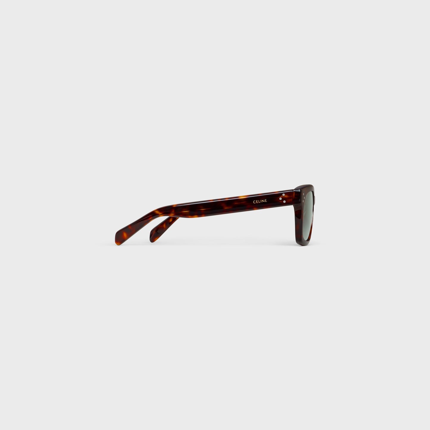 Black Frame 41 Sonnenbrille aus Acetat in Rot-Havanna