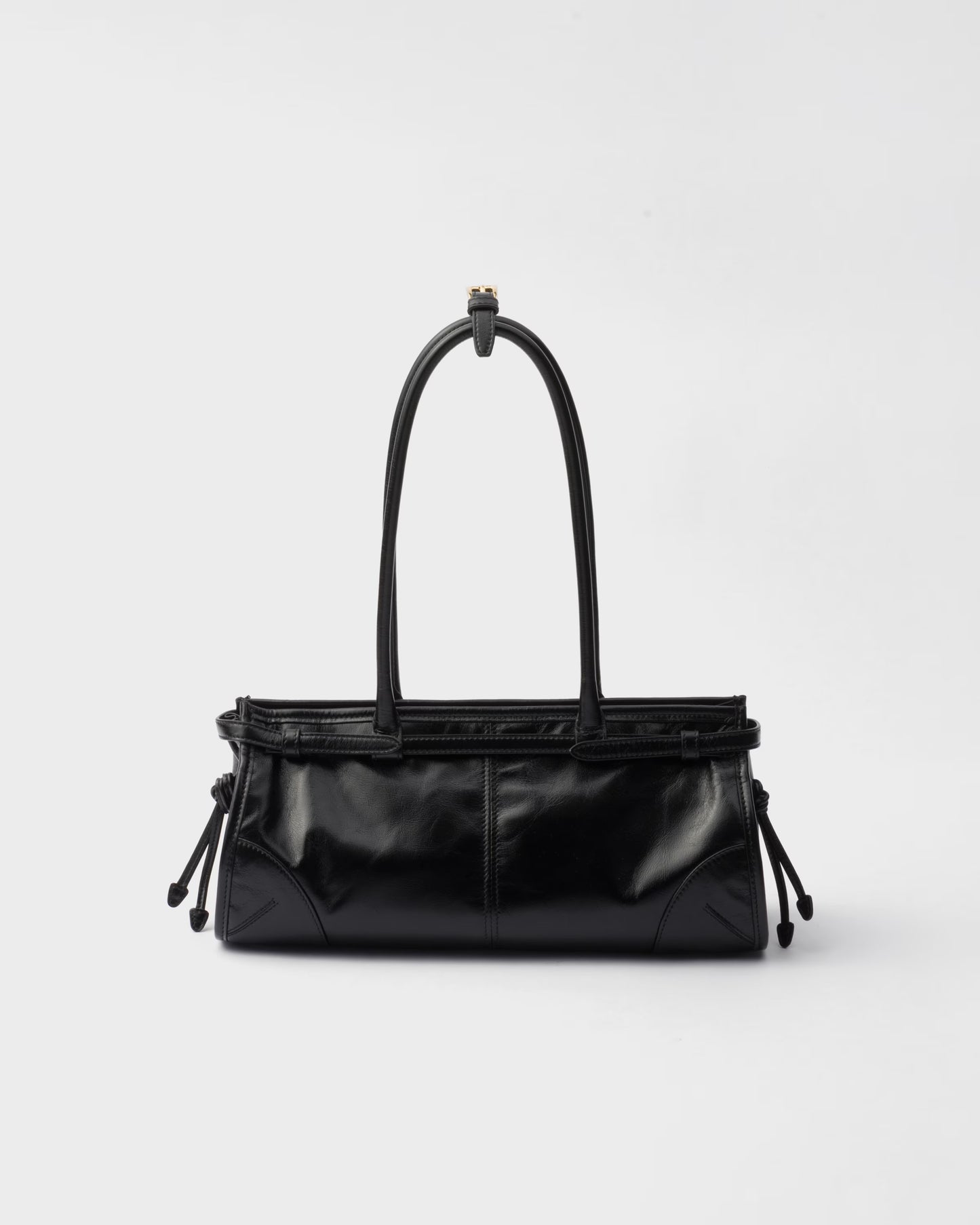 Bonnie Mittelgroße Handtasche aus Leder Schwarz