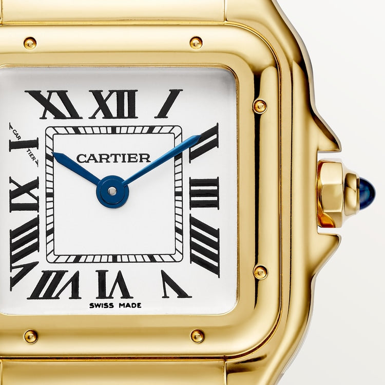 Panthère Uhr kleines Modell aus Gold