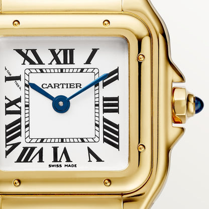 Panthère Uhr kleines Modell aus Gold