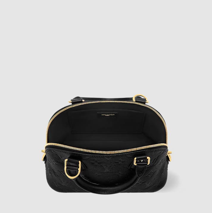 Alma BB Monogram Empreinte Leather Black