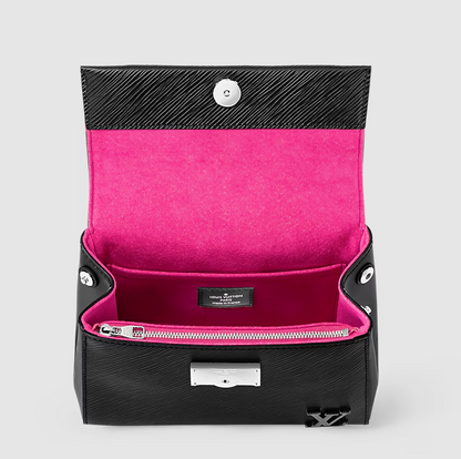 Cluny Mini in Black Epi Leather