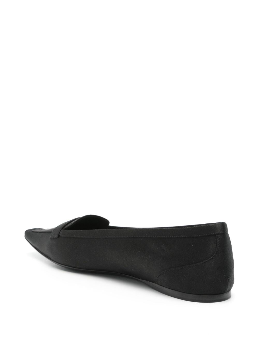 Poppy ballerinas in black calfskin