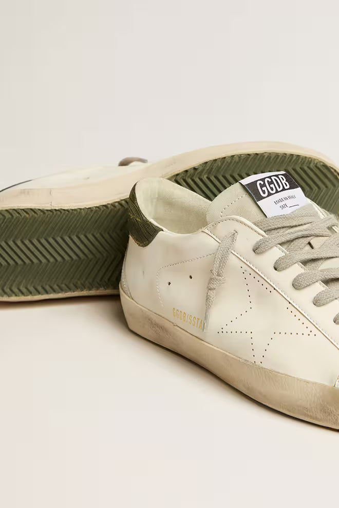 Bio-based with perforated star and green heel