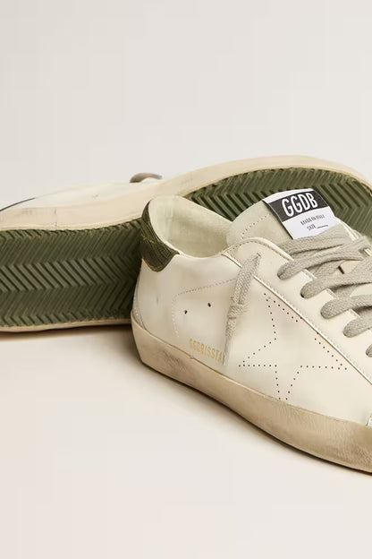 Bio-based with perforated star and green heel
