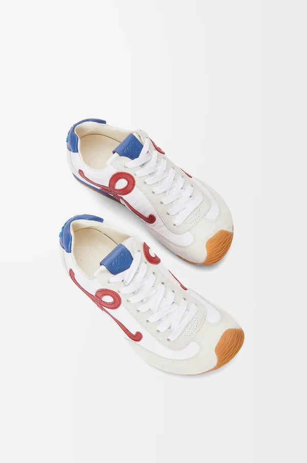Ballet Runner 2.0 sneakers in white/red nylon