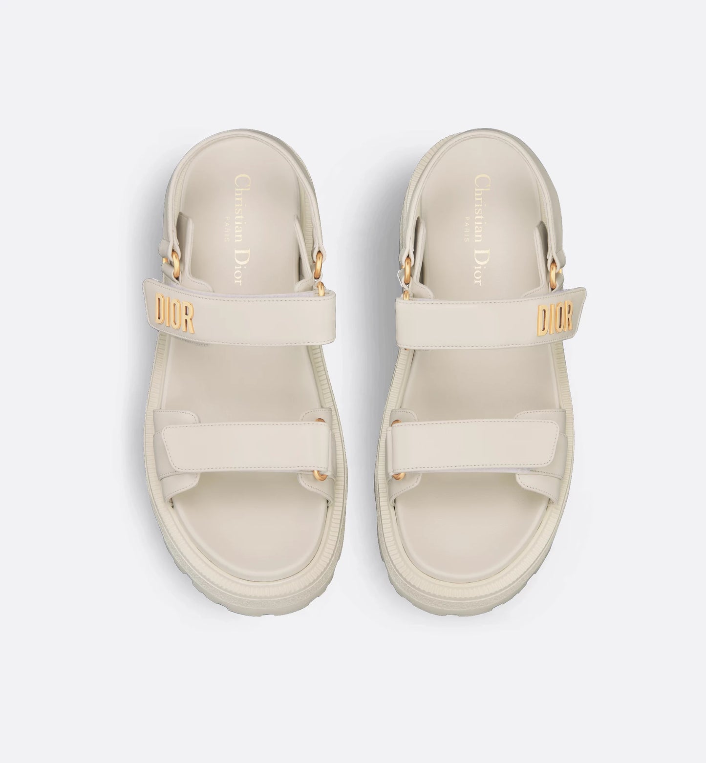 Act Plateau-Sandalen Weiß