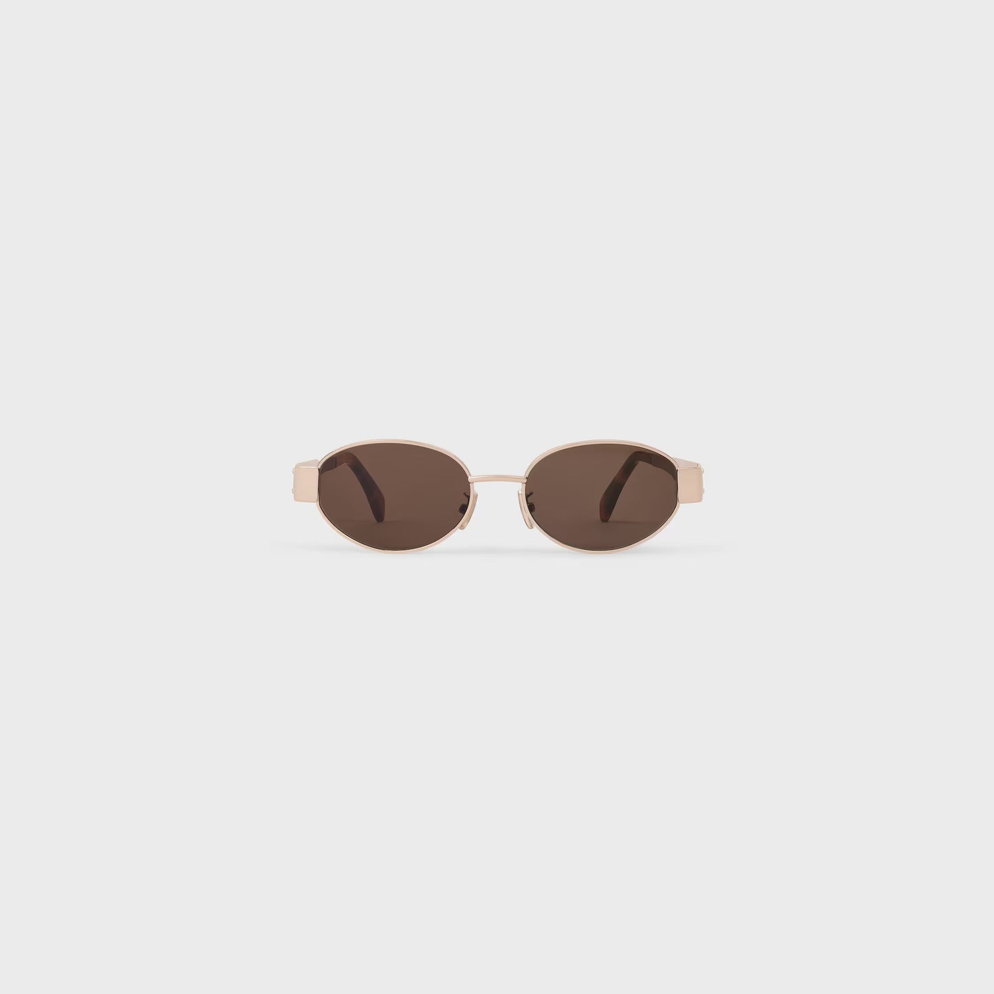 Triomphe Metal 01 Sonnenbrille aus Metall in Roségold für Damen