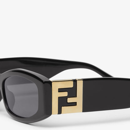 Forever sunglasses in black acetate for women