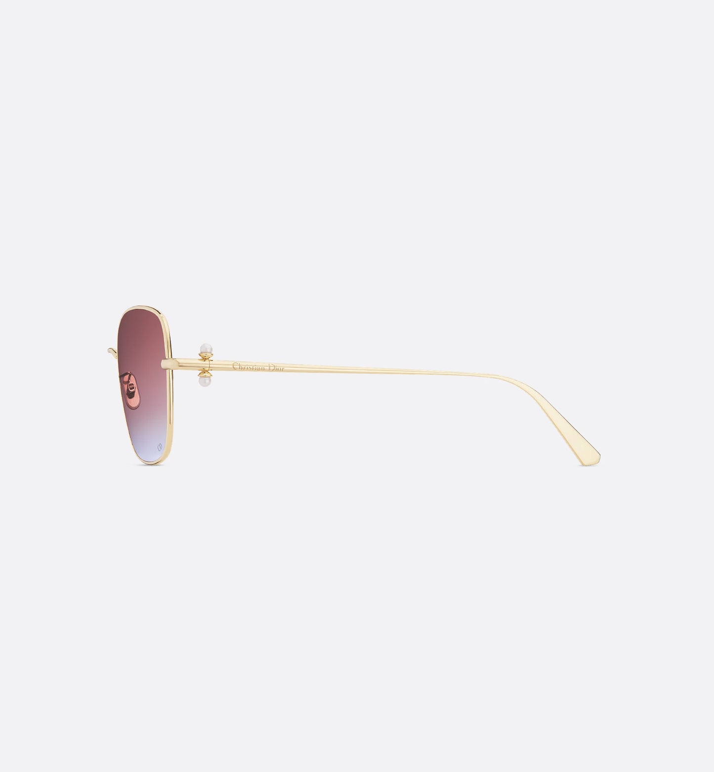 Tribales S1U square sunglasses with brown to indigo gradient for women