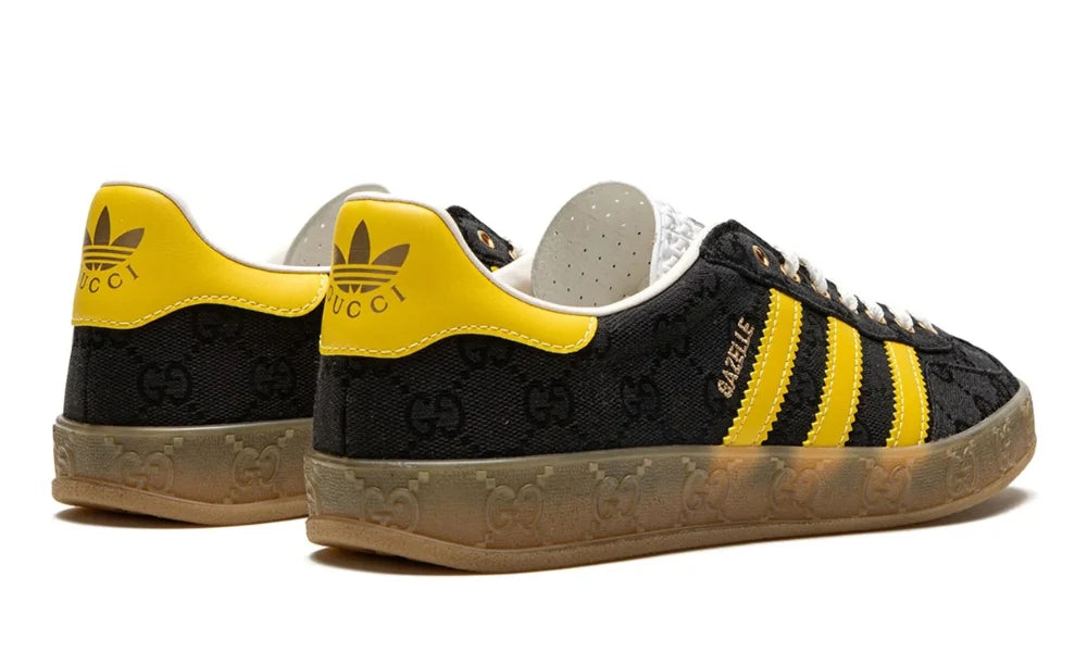 GG x Adidas Gazelle „Schwarz GG Monogram“