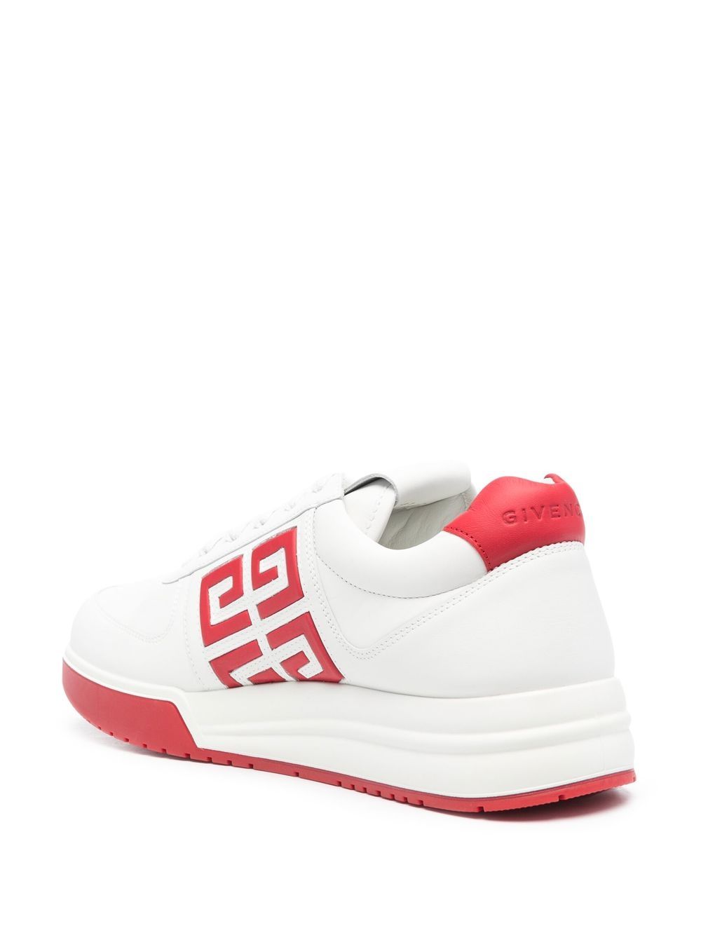 Low-top G4 sneakers in red