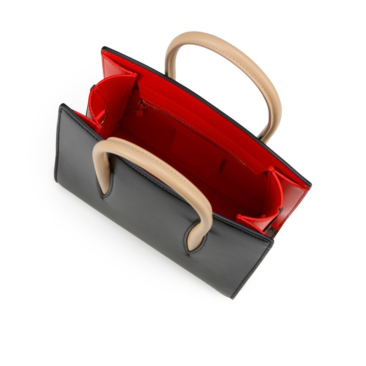 Paloma Mini Top Handle Bag aus Nappaleder schwarz